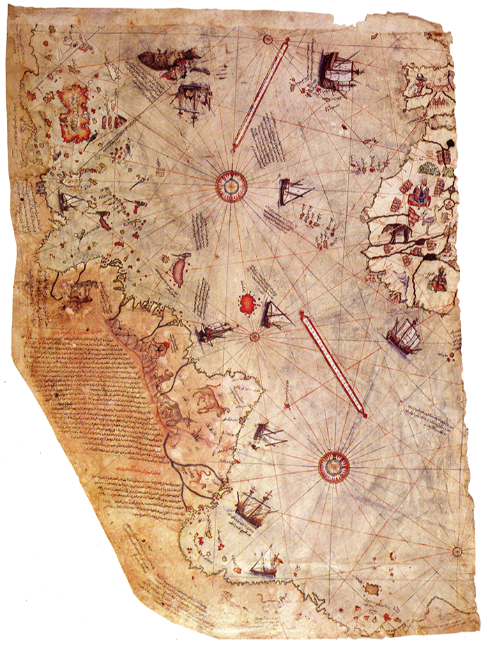 map of Piri Reis