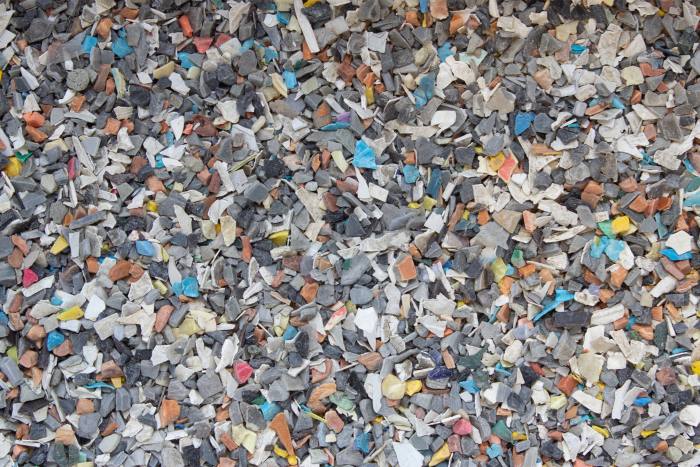 Pretty Plastic’s raw material – shredded uPVC