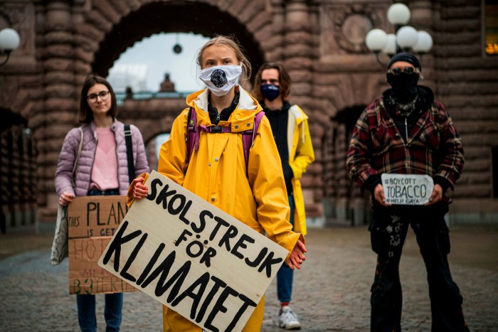 The Swedish climate activist Greta Thunberg is among those urging lower meat and dairy consumption