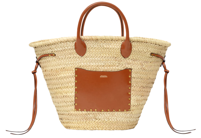 Isabel Marant leather and raffia basket bag, €420