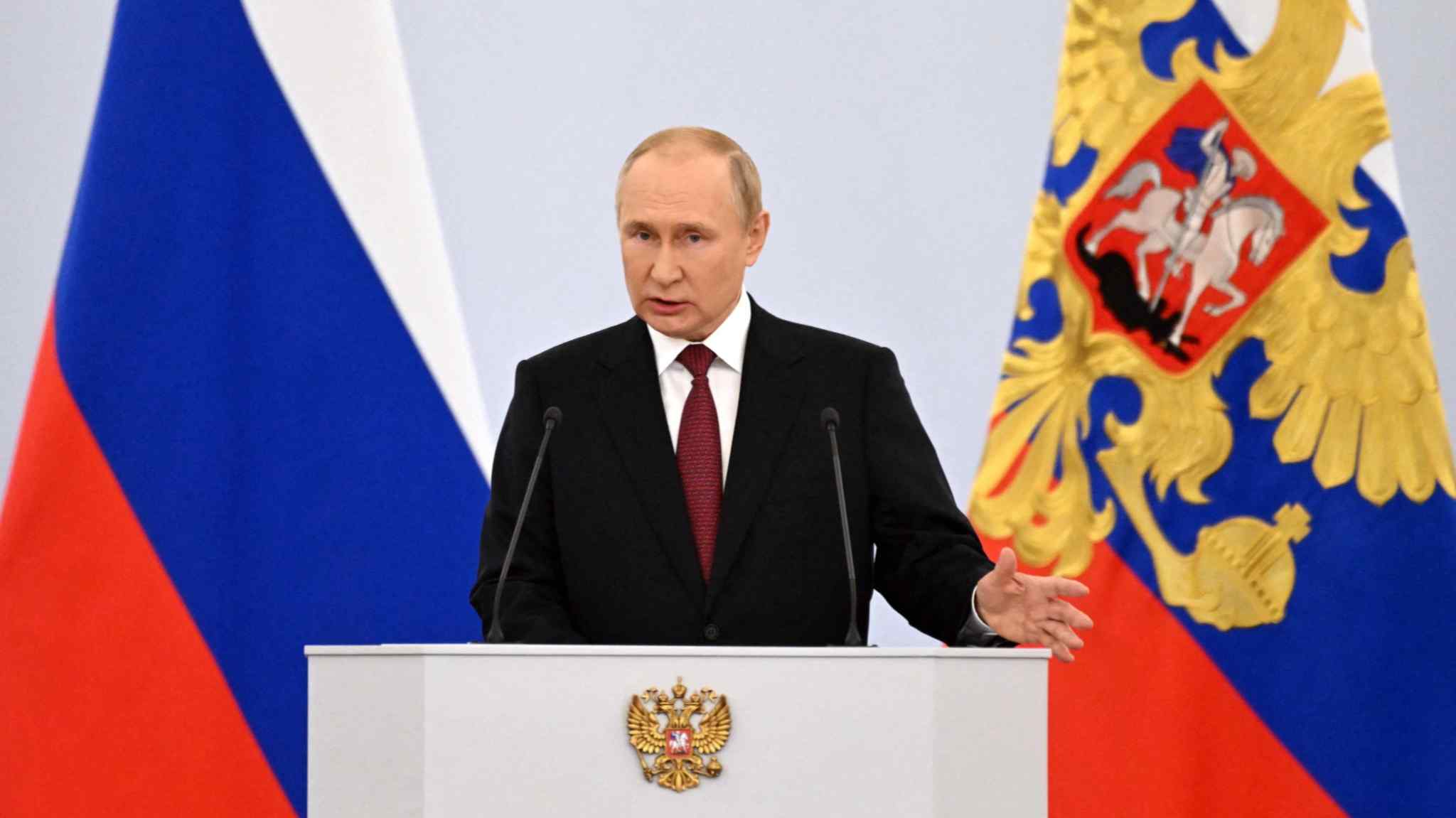 Putin annexes four Ukrainian regions