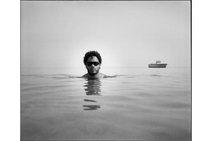 Lenny Kravitz shot by Harry Borden in the Bahamas