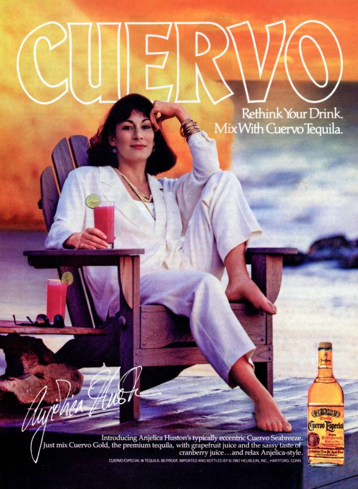 October 1987 Playboy Magazine Advert for Cuervo tequila