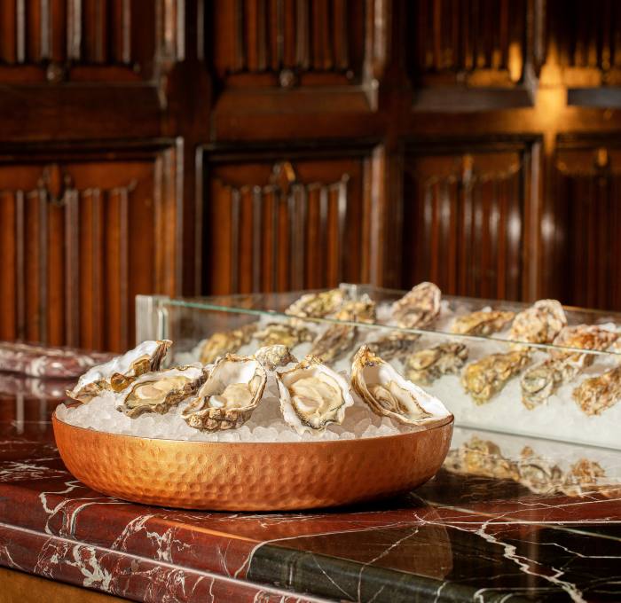Market oysters, from £ 4 each, at Booking Office 1869