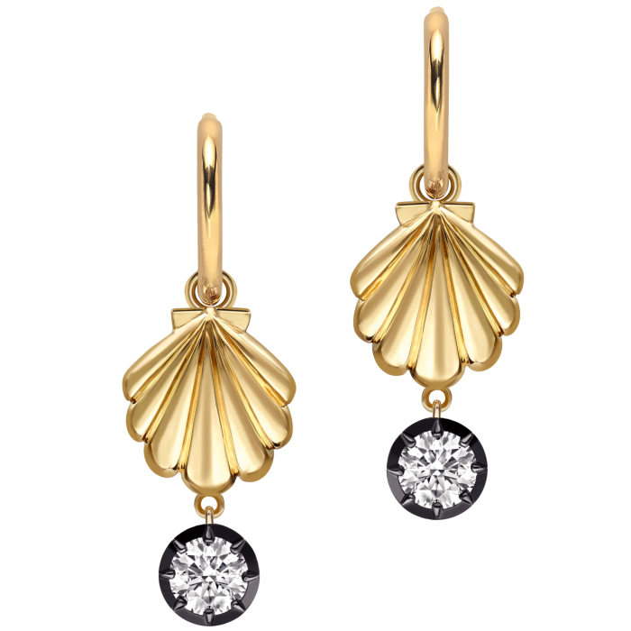 Jessica McCormack gold and diamond beaches Gypset earrings, £9,500
