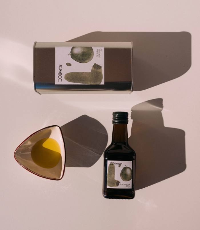 Oli de L’Oliveta olive oil, €14 for 1l, available in autumn