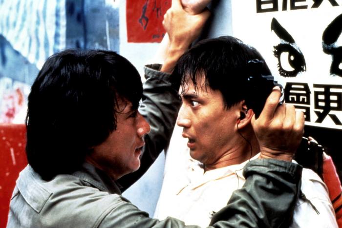 Jackie Chan (left) in ‘Police Story’