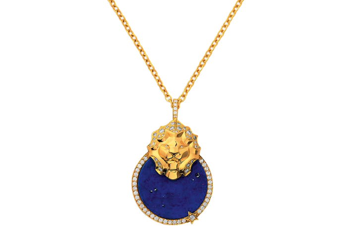 Chanel gold, diamond and lapis-lazuli Lion necklace, £8,100