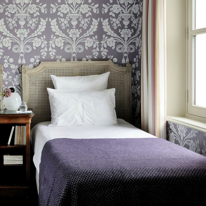 The lilac-coloured Tilia Suite