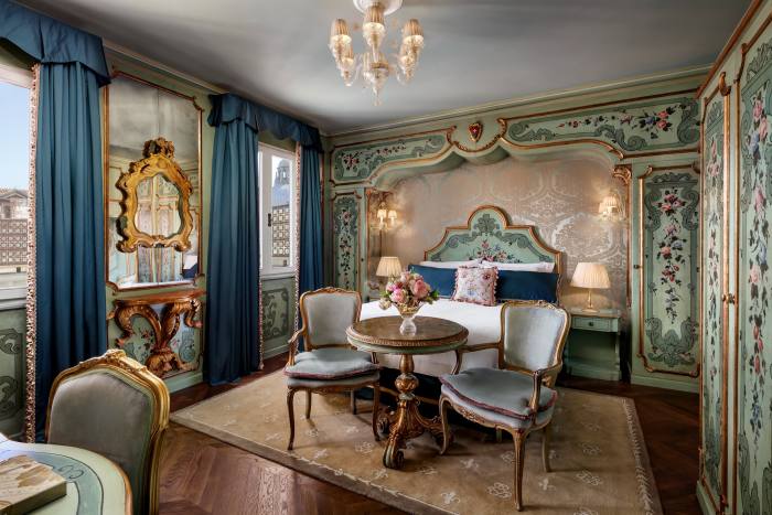 A Venetian Guest room at The Gritti Palace