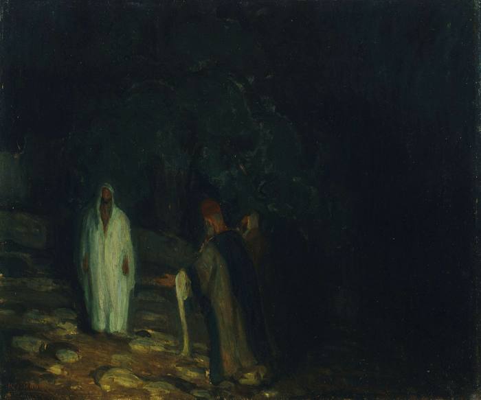 Henry Ossawa Tanner, ‘Invitation to Christ to Enter by His Disciples at Emmaus’ 