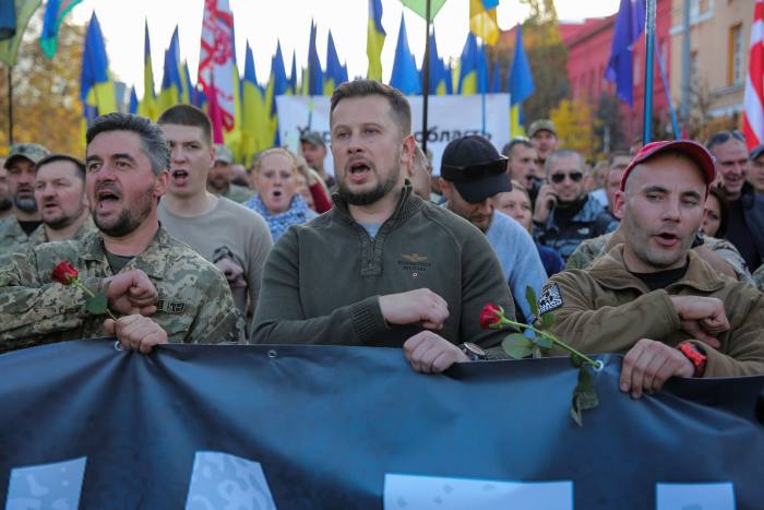 Andriy Biletsky, founder of the Azov Regiment and the leader of splinter political party National Corps