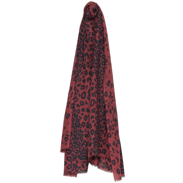 Begg & Co red ultra-fine cashmere scarf, £335