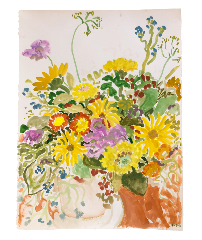 Rosie Harbottle’s ‘Summer Flowers’, Glassette