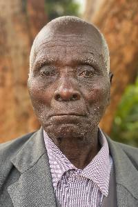 Joel Kumuru, an 87-year-old farmer from Mutomo, who voted for Ruto 