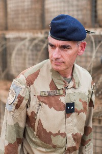 General Hervé Pierre at France’s military base in Niamey