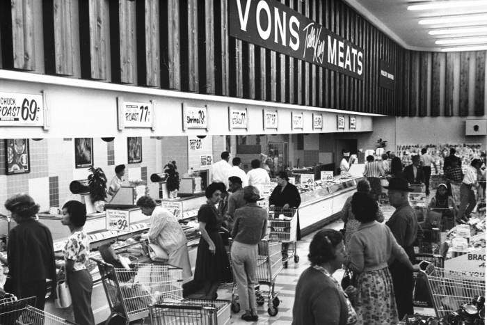 The meat counter at Von’s 