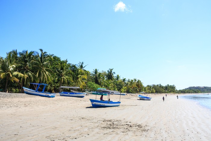 Playa Samara is perfect for swimming and surfing