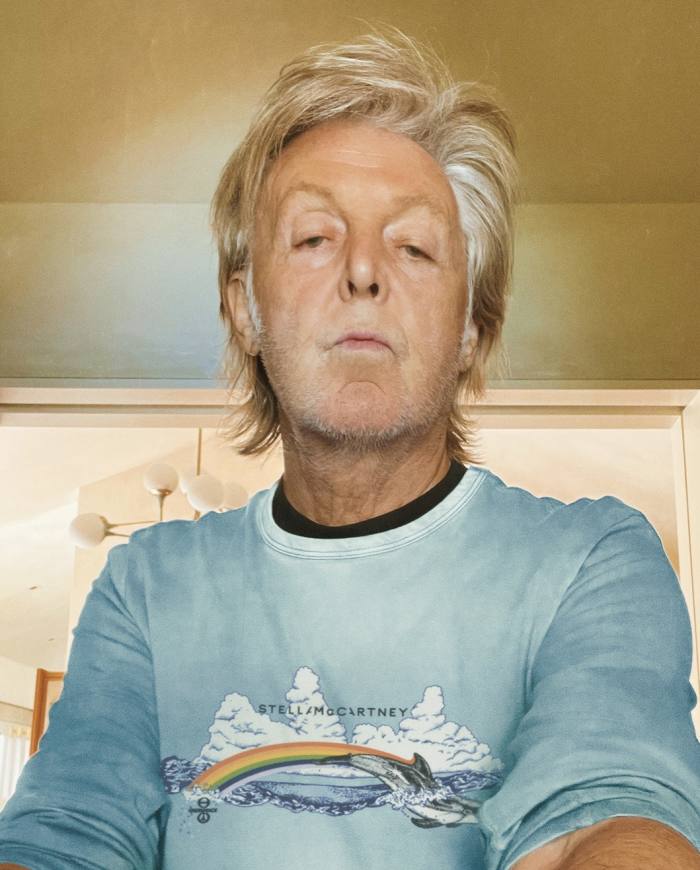 Paul McCartney wears Stella McCartney x Greenpeace T-shirt, £250