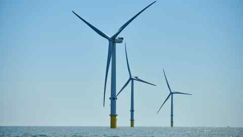 Offshore wind farms in the UK