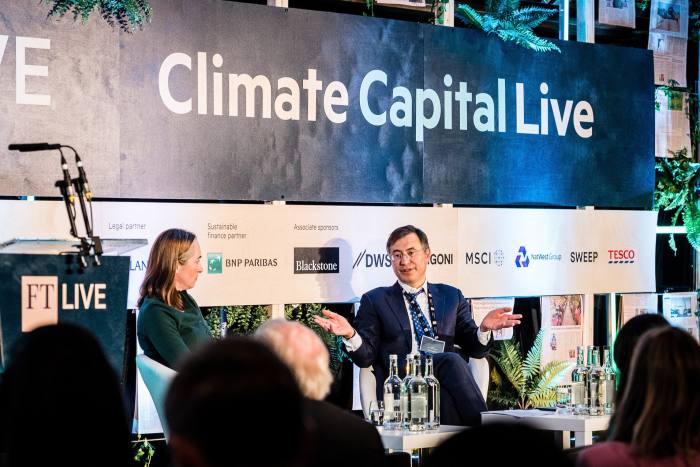 Chris Hohn at the FT’s Climate Capital conference