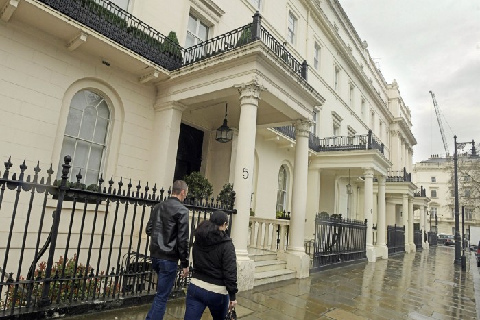 5 Belgrave Square, owned by the Deripaska family 