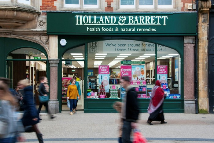A Holland & Barrett store