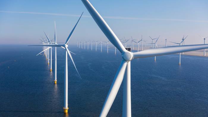 Wind turbines off the Dutch coast