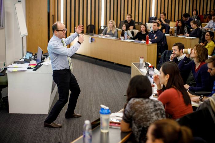 A lecture at London Business School