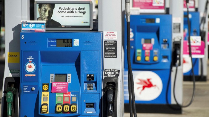 A petrol station in Virginia