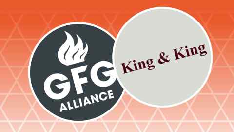 Montage of GFG Alliance and King & King logos