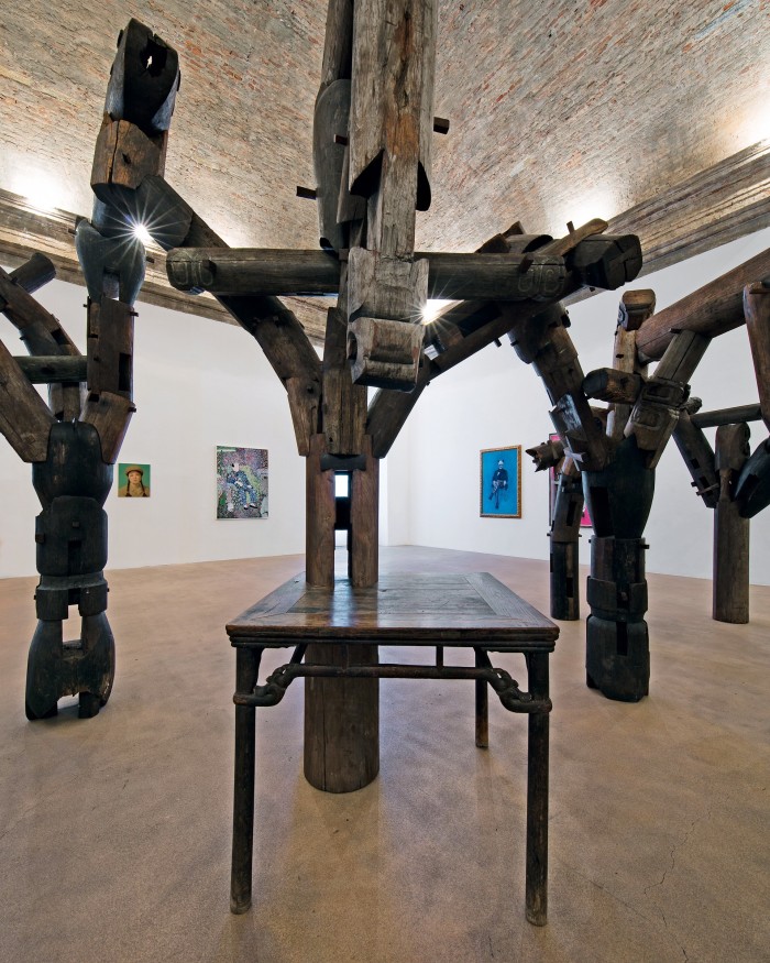 Fragments, 2005, by Ai Weiwei, at Castello di Rivoli