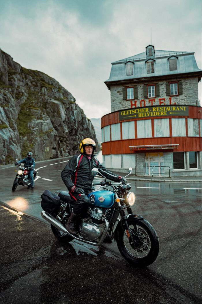 The author on the Furka Pass