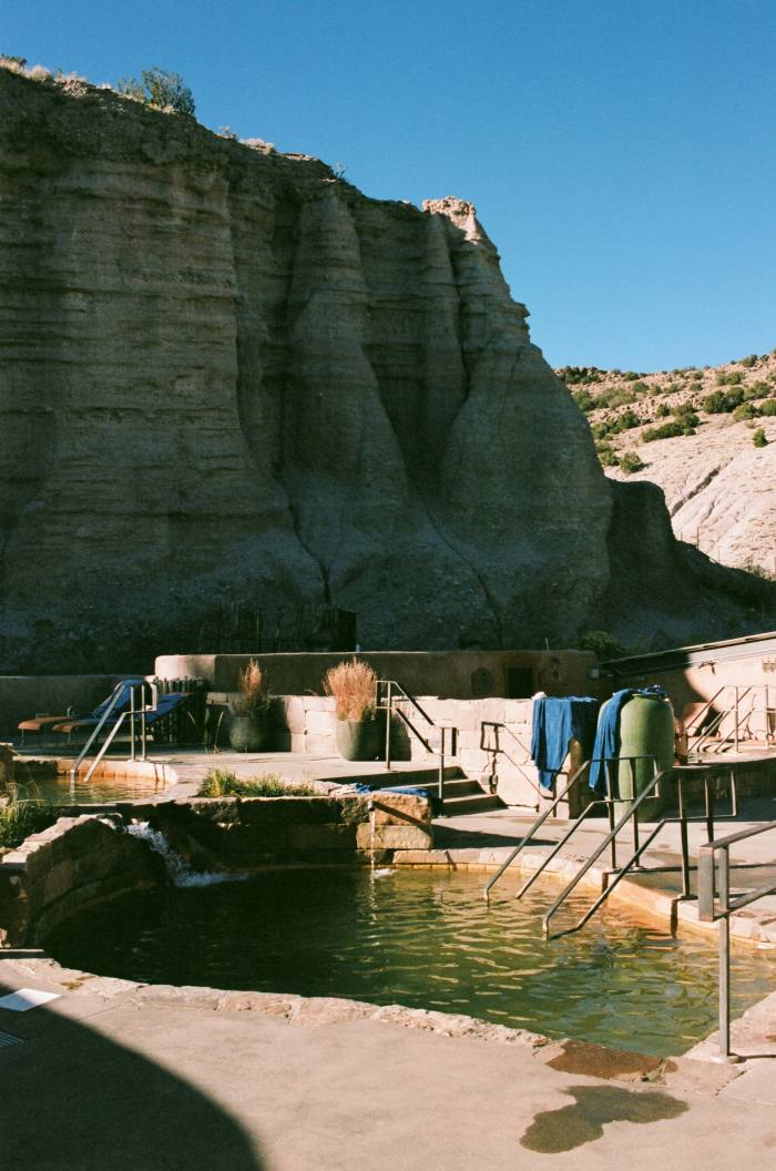 One of the mineral springs at Ojo Caliente