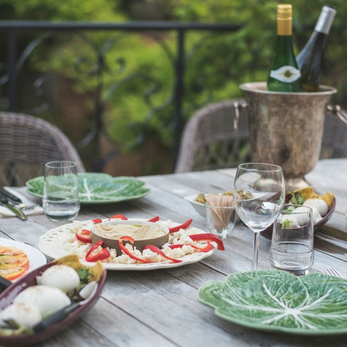 Great food and wine are very much part of the ‘detox’ side of Les Tilleuls’ retreats