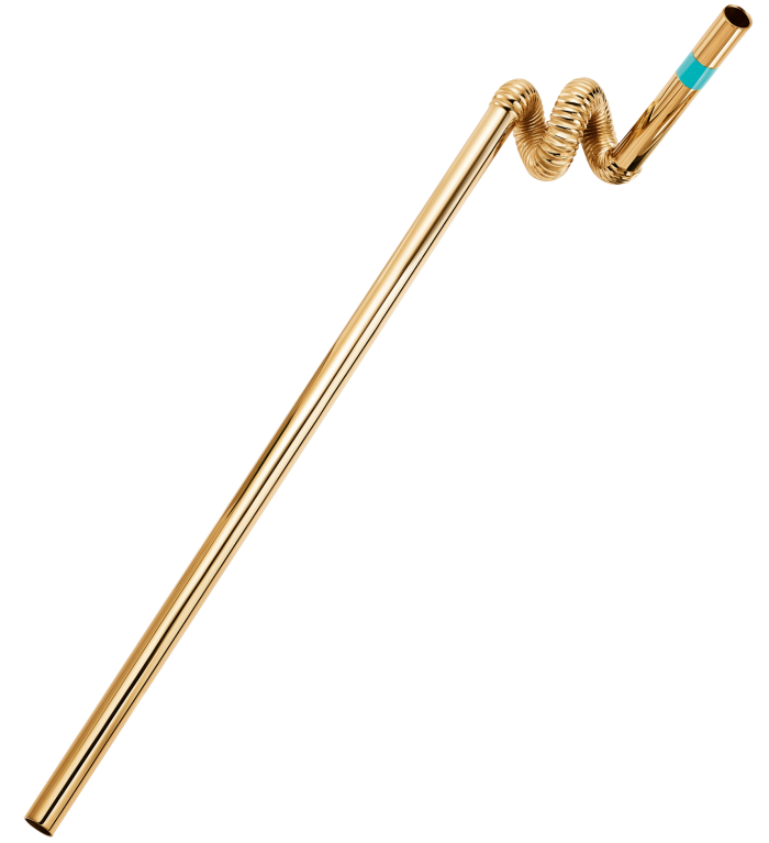 Tiffany & Co gold vermeil Crazy Straw, £355, tiffany.co.uk/gifts