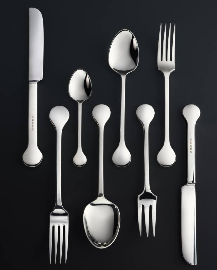 David Mellor custom silver Hoffmann cutlery set, from Jony Ive’s personal collection