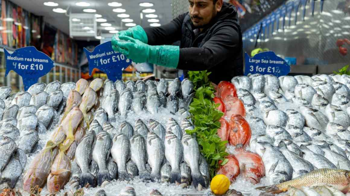 UK food inflation near 2-year low, data shows