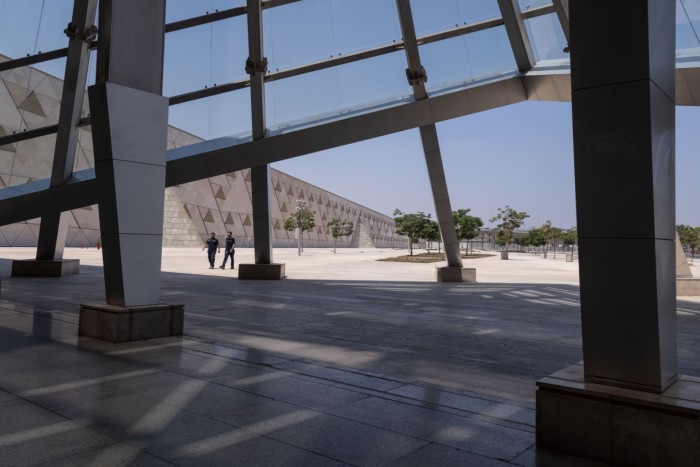 The architecture of the Grand Egyptian Museum’s air vents
