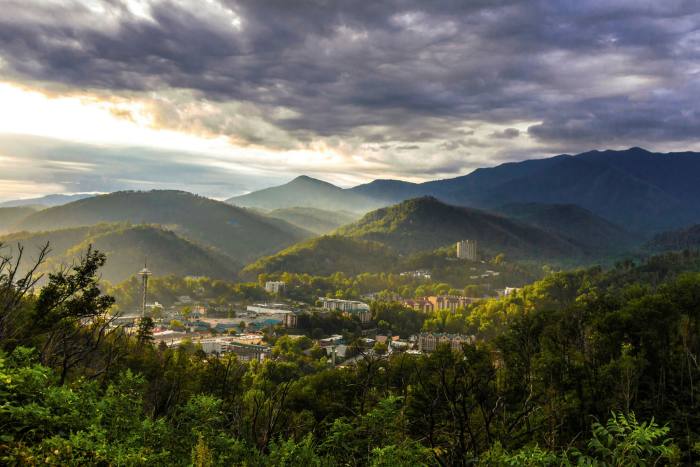 The Great Smoky Mountains, Tennessee: remote locations are the one area where holiday lets have had success this year, as people seek escape from pandemic-ridden cities