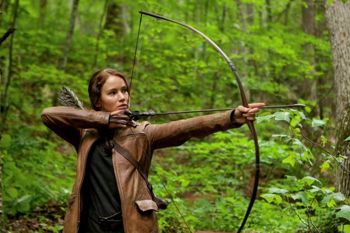 In ‘The Hunger Games’ Katniss was forced to rely on her skills to survive