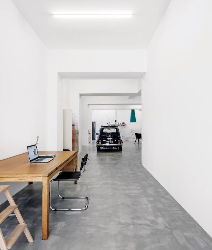 A garage in Lisbon converted by Fala Atelier