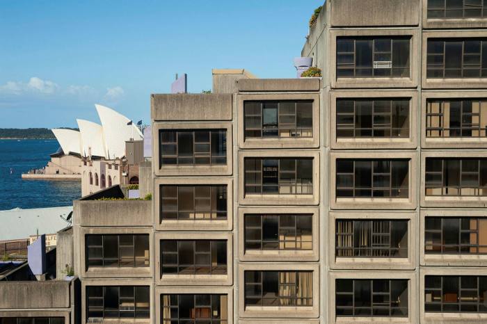 The ‘inventively piled-up’ Sirius building, Sydney