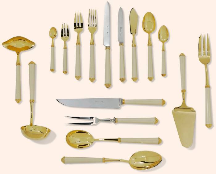 Christian Dior flatware service, sold at Christie’s for £6,000