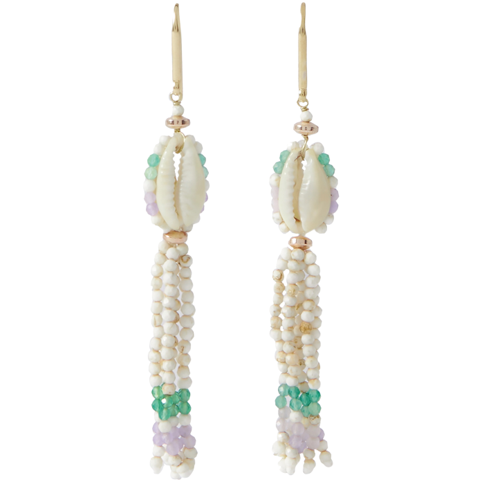 Isabel Marant bead and seashell earrings, £150, Farfetch.com