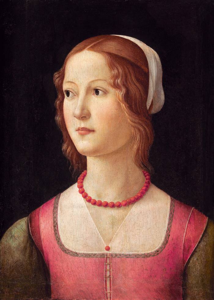 Portrait of a Young Woman, c1490, by Domenico Ghirlandaio
