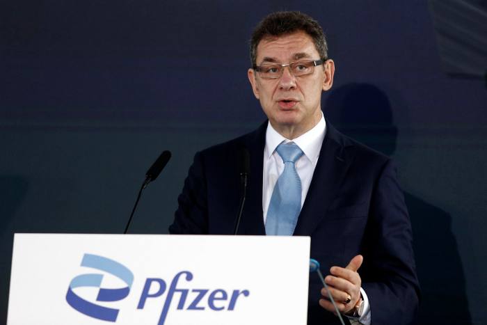 Under shareholder pressure: Pfizer chief executive Albert Bourla