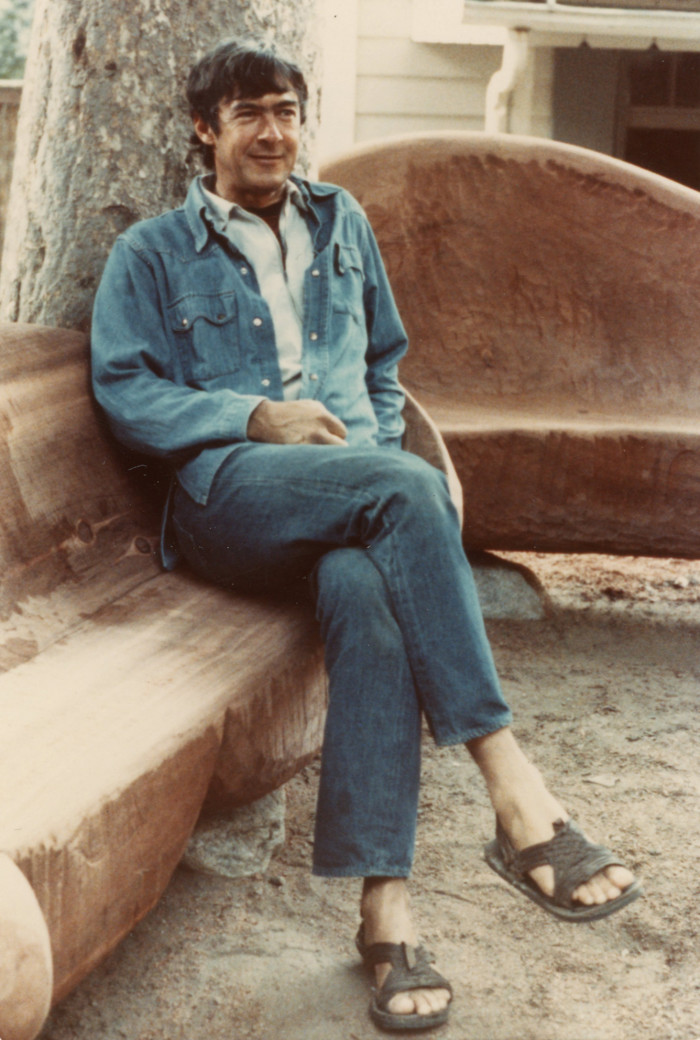 The artist at Tassajara, California, c1970