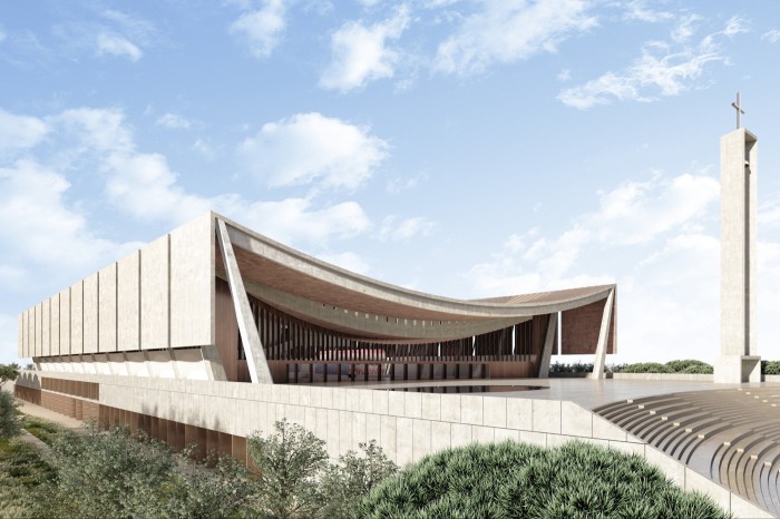 Image of what the National Cathedral could look like when completed