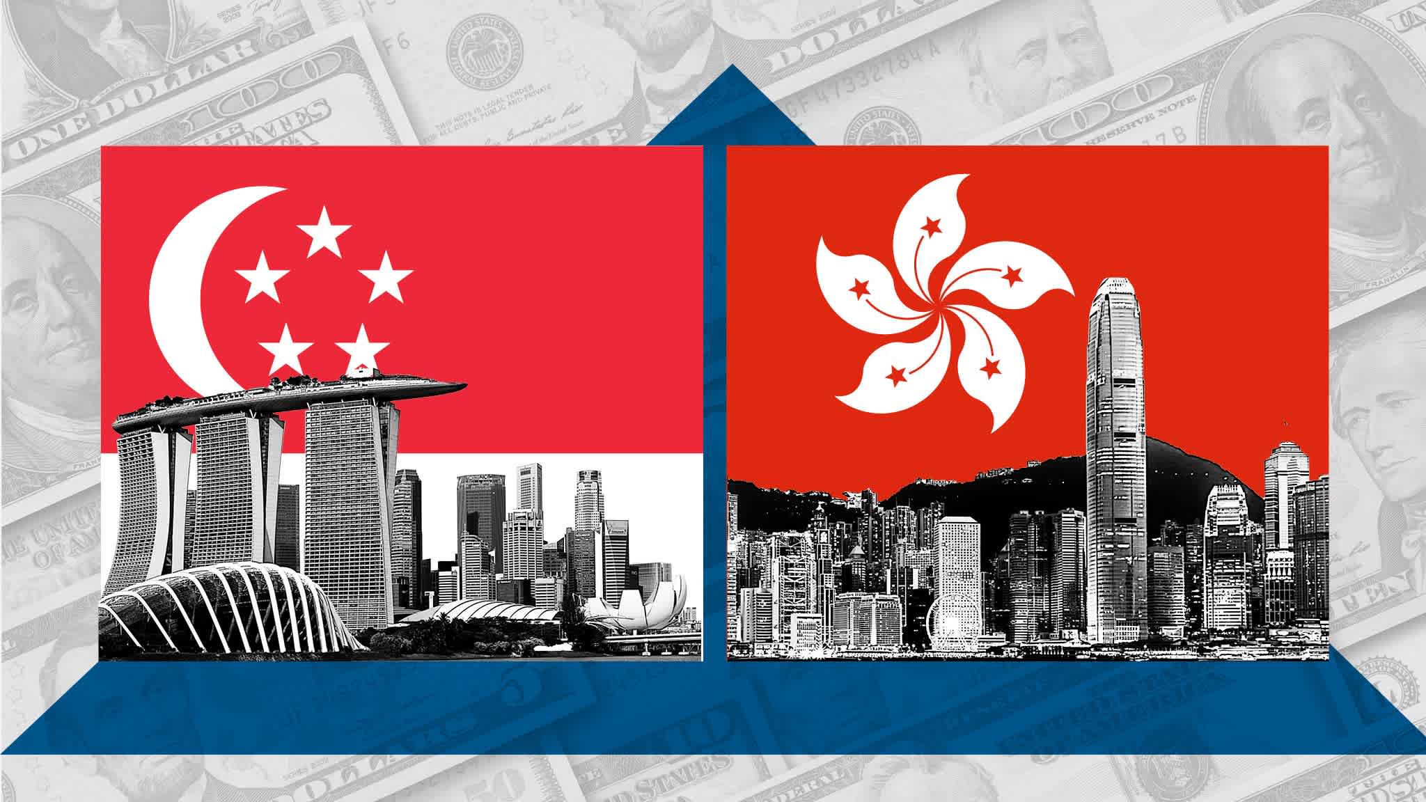 Singapore and Hong Kong vie to be the Caymans of Asia